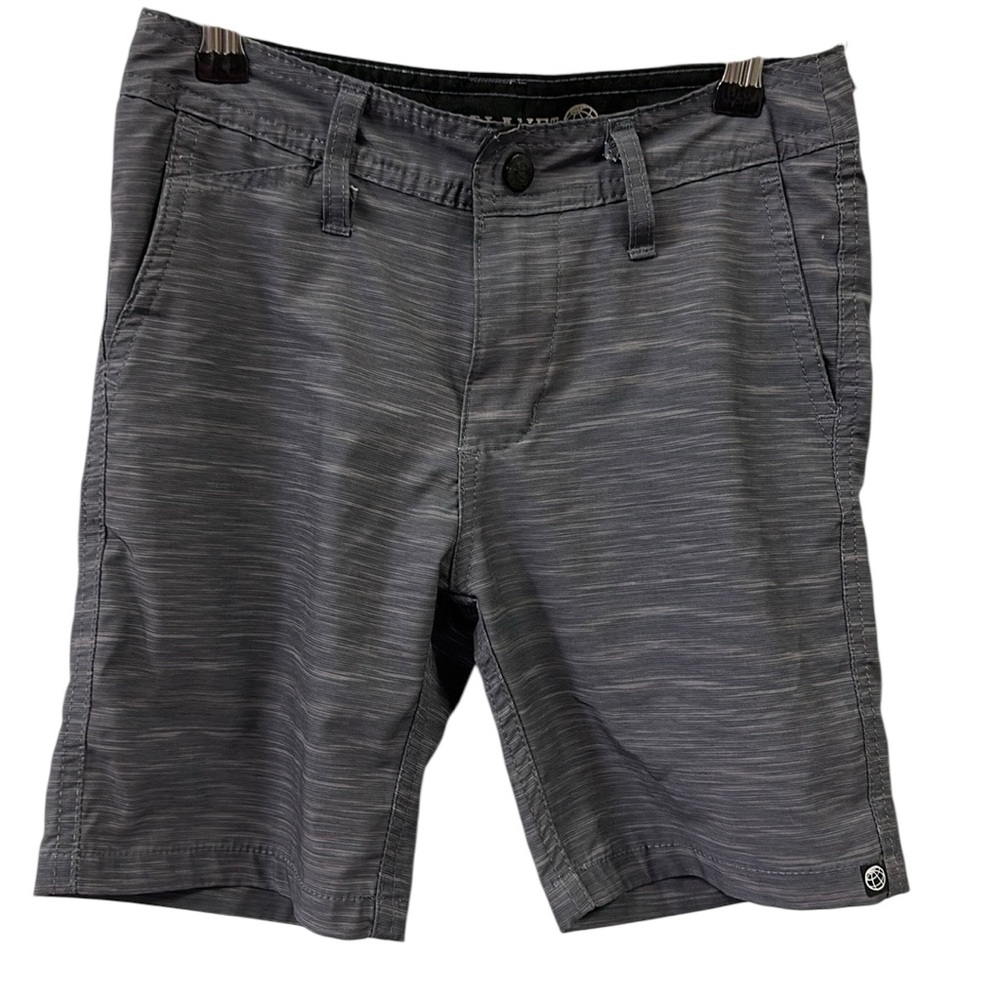 Free Planet Gray Hybrid Lightweight Active Wear Shorts Youth Boys Size 5